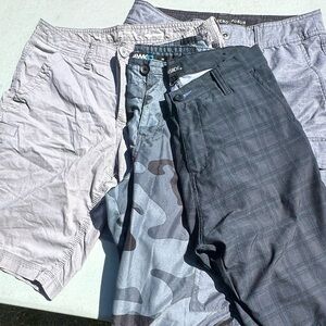 Men's Shorts bundle of 4 Black, Gray, Blue,